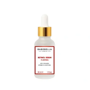 Babebella Retinol Serum Bottle – Pure 1% Anti-Aging Formula