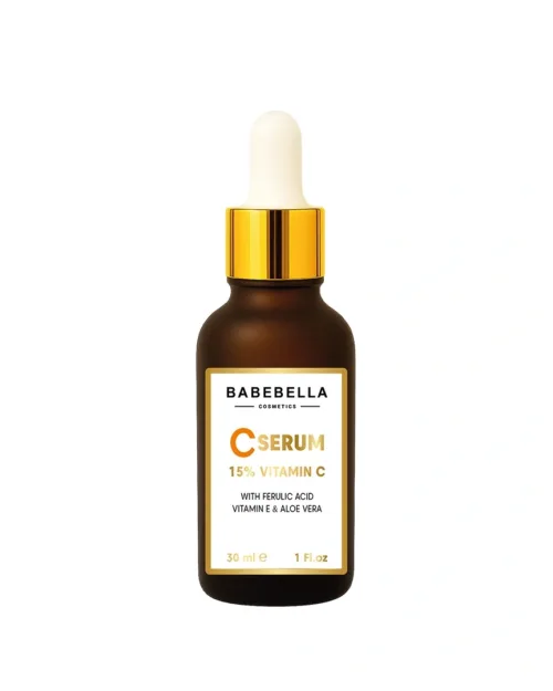 Babebella Vitamin C Serum Bottle – Brightening & Even-Tone Formula