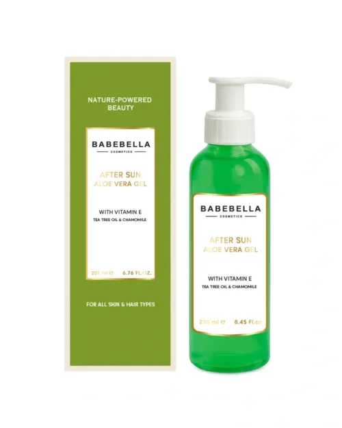 Babebella Aloe Vera After Sun Gel – Bottle with Packaging Box
