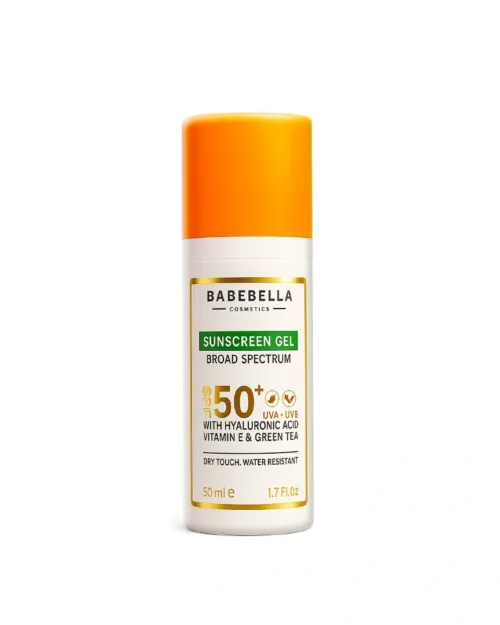 Babebella Sunscreen SPF50 Bottle – Broad Spectrum UV Protection
