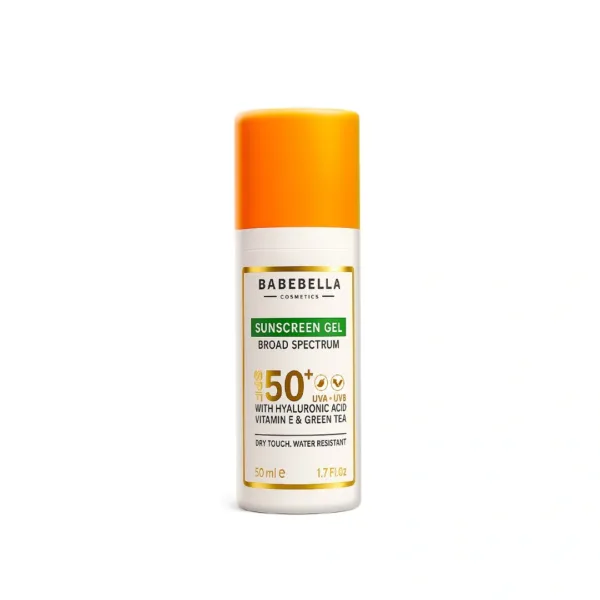 Babebella Sunscreen SPF50 Bottle – Broad Spectrum UV Protection