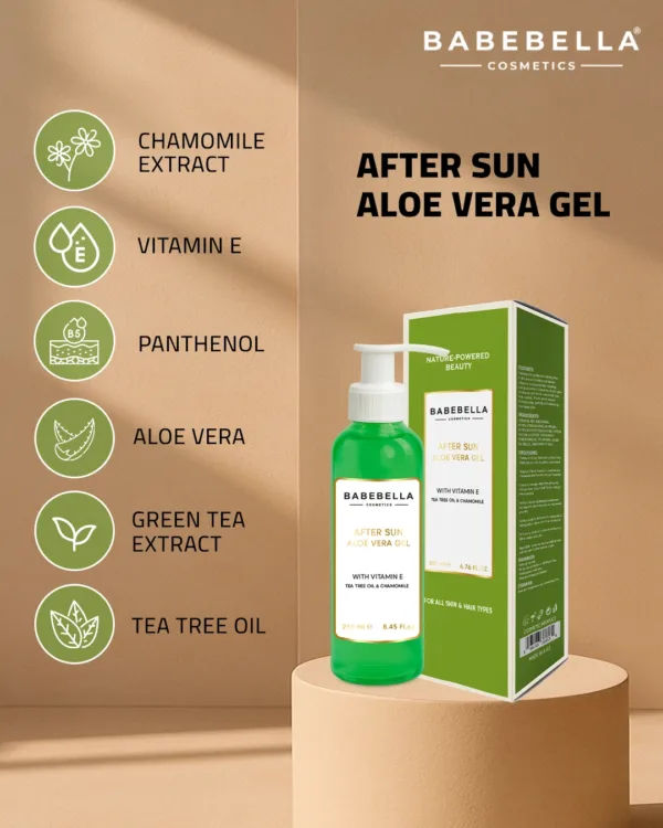 Babebella After Sun Aloe Vera Gel – Hydrating & Soothing Ingredients