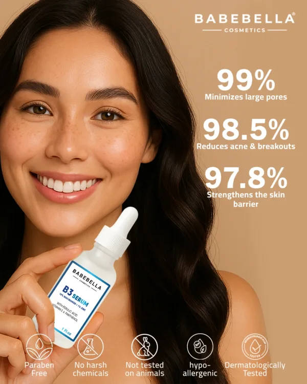 Babebella Niacinamide Serum 10% – 99% Proven Results for Clear Skin