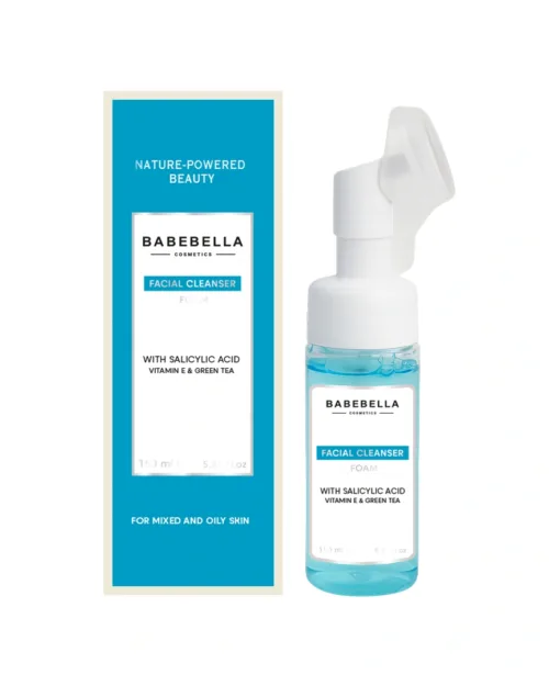  Babebella Facial Foam Cleanser – Product with Box for Oily 