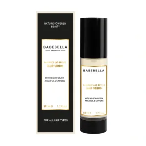 Radiance and Revive Hair Serum– Product Bottle with Box Packaging