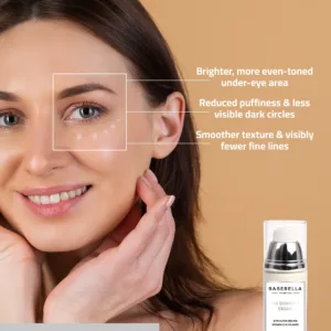 Babebella Eye Contour Cream Applied on Under-Eye Area
