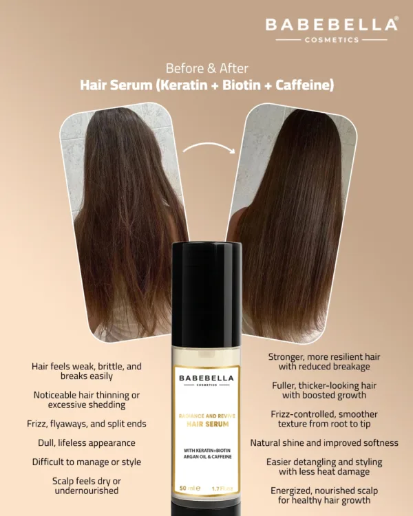 Babebella Hair Serum – Before and After Results for Frizzy Hair