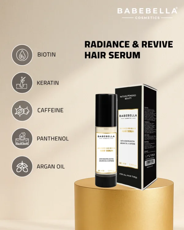 Babebella Hair Serum – Nourishing Formula with Keratin & Biotin