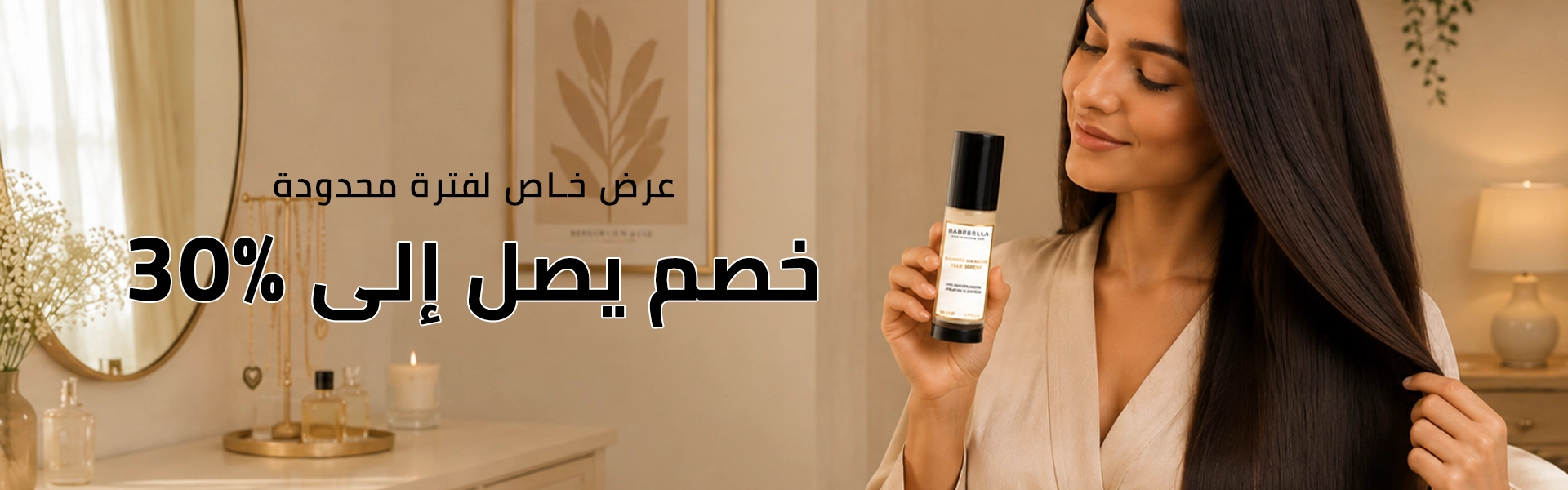 Hair serum bannar Ar