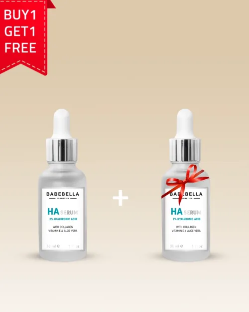 Babebella Hyaluronic Acid Serum 2% Deep Hydration and Skin Plumping 30ml – Buy 1 Get 1 FREE