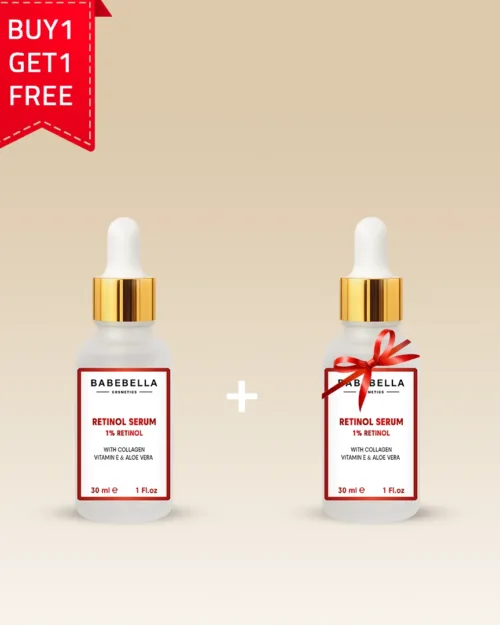 Babebella Retinol Serum 1% Anti Aging and Skin Renewal 30ml – Buy 1 Get 1 FREE